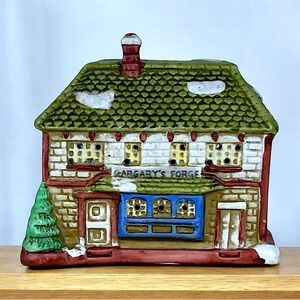Vintage Village House National Decorations  Gargary’s Forge Blacksmith Porcelain